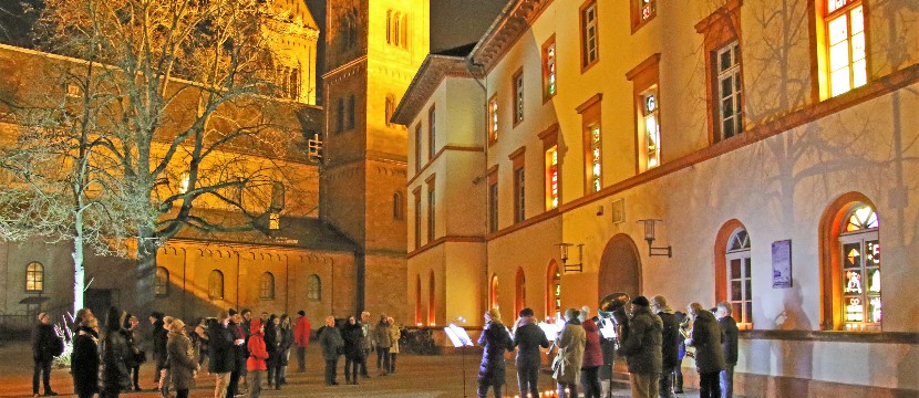 2018 Lebender Adventskalender 161 12.14 Stadtkapelle Seligenstadt Refreshed-Orchester bearbeitet